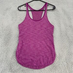 Lululemon Tank Womens 6 Purple Racerback Lightweight Scoop Neck What the Singlet